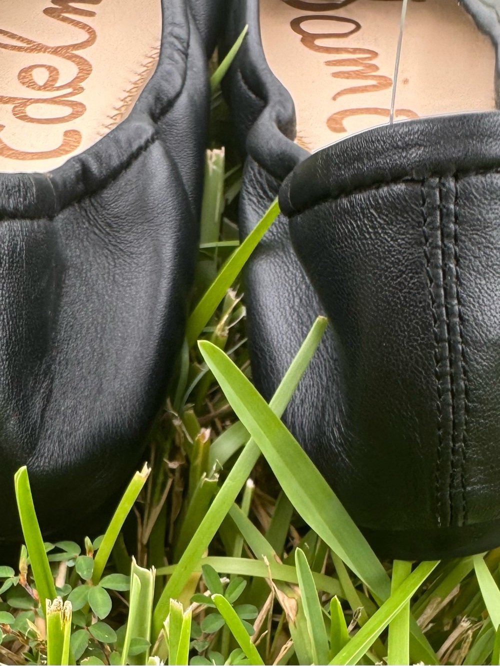 NEW Sam Edelman Felicia Ballet Flats Women’s Black Leather Bow Cushioned Size 6 - Picture 6 of 10